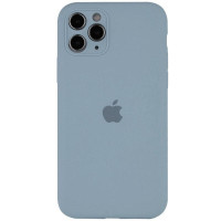 Чохол Silicone Case Full Camera Protective (AA) для Apple iPhone 12 Pro Max (6.7) - Блакитний / Sweet Blue