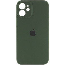 Чохол Silicone Case Full Camera Protective (AA) для Apple iPhone 12 mini (5.4) - Зелений / Cyprus Green