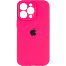 Чохол Silicone Case Full Camera Protective (AA) для Apple iPhone 13 Pro Max (6.7) - Рожевий / Barbie pink