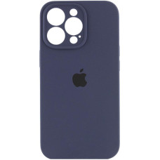 Чехол Silicone Case Full Camera Protective (AA) для Apple iPhone 13 Pro Max (6.7) - Темно-синий / Midnight blue