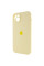 Чохол Silicone Case Full Camera Protective (AA) для Apple iPhone 13 (6.1) - Жовтий / Mellow Yellow - фото