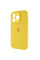 Чехол Silicone Case Full Camera Protective (AA) для Apple iPhone 14 Pro (6.1) - Желтый / Yellow - фото