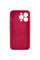 Чохол Silicone Case Full Camera Protective (AA) для Apple iPhone 14 Pro (6.1) - Червоний / Rose Red - фото