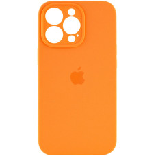 Чохол Silicone Case Full Camera Protective (AA) для Apple iPhone 14 Pro (6.1) - Помаранчевий / Kumquat