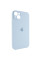 Чехол Silicone Case Full Camera Protective (AA) для Apple iPhone 14 (6.1) - Голубой / Sweet Blue - фото