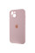 Чохол Silicone Case Full Camera Protective (AA) для Apple iPhone 14 (6.1) - Рожевий / Chalk Pink - фото