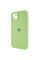 Чохол Silicone Case Full Camera Protective (AA) для Apple iPhone 14 (6.1) - Зелений / Pistachio - фото