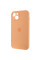 Чохол Silicone Case Full Camera Protective (AA) для Apple iPhone 14 (6.1) - Помаранчевий / Cantaloupe - фото