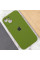 Чохол Silicone Case Full Camera Protective (AA) для Apple iPhone 14 (6.1) - Зелений / Dark Olive - фото