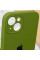 Чохол Silicone Case Full Camera Protective (AA) для Apple iPhone 14 (6.1) - Зелений / Dark Olive - фото