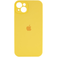 Чохол Silicone Case Full Camera Protective (AA) для Apple iPhone 15 (6.1) - Жовтий / Yellow