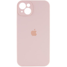 Чехол Silicone Case Full Camera Protective (AA) для Apple iPhone 15 (6.1) - Розовый / Pink Sand