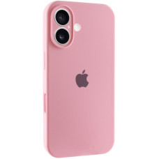 Чохол Silicone Case Full Camera Protective (AA) для Apple iPhone 16 (6.1) - Рожевий / Light pink