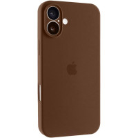 Чехол Silicone Case Full Camera Protective (AA) для Apple iPhone 16 (6.1) - Коричневый / Brown