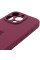 Чехол Silicone Case Full Camera Protective (AA) для Apple iPhone 16 Pro (6.3) - Бордовый / Plum - фото