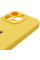 Чохол Silicone Case Full Camera Protective (AA) для Apple iPhone 16 Pro (6.3) - Жовтий / Yellow - фото