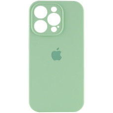 Чехол Silicone Case Full Camera Protective (AA) для Apple iPhone 16 Pro (6.3) - Зеленый / Pistachio