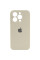 Чохол Silicone Case Full Camera Protective (AA) для Apple iPhone 16 Pro (6.3) - Бежевий / Antique White - фото