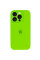Чехол Silicone Case Full Camera Protective (AA) для Apple iPhone 16 Pro (6.3) - Кислотно-зеленый / Acid Green - фото