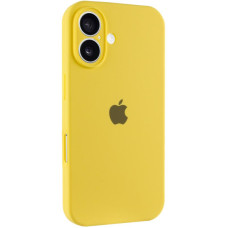 Чохол Silicone Case Full Camera Protective (AA) для Apple iPhone 16 Plus (6.7) - Жовтий / Yellow
