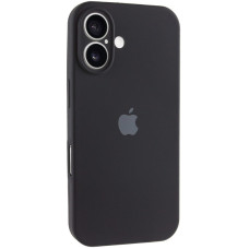 Чохол Silicone Case Full Camera Protective (AA) для Apple iPhone 16 Plus (6.7) - Чорний / Black