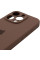 Чехол Silicone Case Full Camera Protective (AA) для Apple iPhone 16 Pro Max (6.9) - Коричневый / Brown - фото