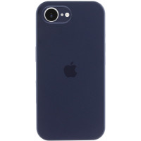 Чохол Silicone Case Full Camera Protective (AA) для Apple iPhone 16e (6.1) - Темно-синій / Midnight blue