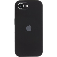 Чехол Silicone Case Full Camera Protective (AA) для Apple iPhone 16e / 17e (6.1) - Черный / Black