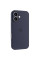 Чехол Silicone Case Full Camera Protective (AA) для Apple iPhone 17 (6.3) - Темно-синий / Midnight blue - фото