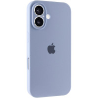 Чехол Silicone Case Full Camera Protective (AA) для Apple iPhone 17 (6.3) - Голубой / Lilac Blue