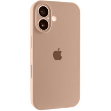 Чехол Silicone Case Full Camera Protective (AA) для Apple iPhone 17 (6.3) - Бежевый / Desert Gold