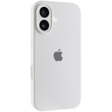 Чехол Silicone Case Full Camera Protective (AA) для Apple iPhone 17 (6.3) - Белый / White