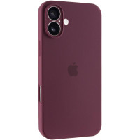 Чохол Silicone Case Full Camera Protective (AA) для Apple iPhone 17 (6.3) - Бордовий / Plum