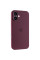 Чехол Silicone Case Full Camera Protective (AA) для Apple iPhone 17 (6.3) - Бордовый / Plum - фото