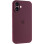 Чехол Silicone Case Full Camera Protective (AA) для Apple iPhone 17 (6.3) - Бордовый / Plum