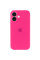 Чехол Silicone Case Full Camera Protective (AA) для Apple iPhone 17 (6.3) - Розовый / Barbie pink - фото