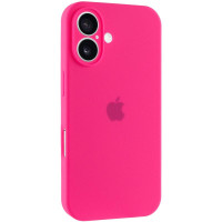 Чохол Silicone Case Full Camera Protective (AA) для Apple iPhone 17 (6.3) - Рожевий / Barbie pink