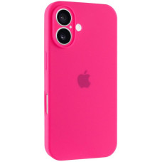 Чехол Silicone Case Full Camera Protective (AA) для Apple iPhone 17 (6.3) - Розовый / Barbie pink
