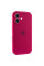 Чехол Silicone Case Full Camera Protective (AA) для Apple iPhone 17 (6.3) - Красный / Rose Red - фото