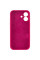 Чехол Silicone Case Full Camera Protective (AA) для Apple iPhone 17 (6.3) - Красный / Rose Red - фото