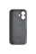 Чехол Silicone Case Full Camera Protective (AA) для Apple iPhone 17 (6.3) - Серый / Dark Gray - фото