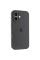 Чехол Silicone Case Full Camera Protective (AA) для Apple iPhone 17 (6.3) - Серый / Dark Gray - фото