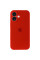 Чехол Silicone Case Full Camera Protective (AA) для Apple iPhone 17 (6.3) - Красный / Red - фото