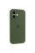 Чехол Silicone Case Full Camera Protective (AA) для Apple iPhone 17 (6.3) - Зеленый / Dark Olive - фото