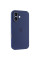 Чехол Silicone Case Full Camera Protective (AA) для Apple iPhone 17 (6.3) - Синий / Deep navy - фото