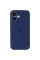 Чехол Silicone Case Full Camera Protective (AA) для Apple iPhone 17 (6.3) - Синий / Deep navy - фото