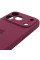 Чохол Silicone Case Full Camera Protective (AA) для Apple iPhone 17 Pro (6.3) - Бордовий / Plum - фото