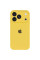 Чехол Silicone Case Full Camera Protective (AA) для Apple iPhone 17 Pro (6.3) - Желтый / Yellow - фото