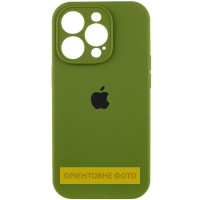 Чохол Silicone Case Full Camera Protective (AA) для Apple iPhone 17 Pro (6.3) - Зелений / Dark Olive