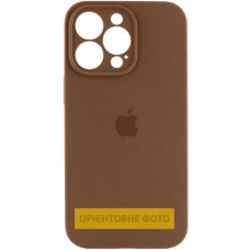 Чехол Silicone Case Full Camera Protective (AA) для Apple iPhone 17 Pro (6.3) - Коричневый / Brown